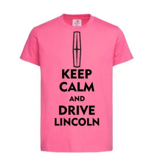 Детская футболка Drive Lincoln Ярко-розовый фото