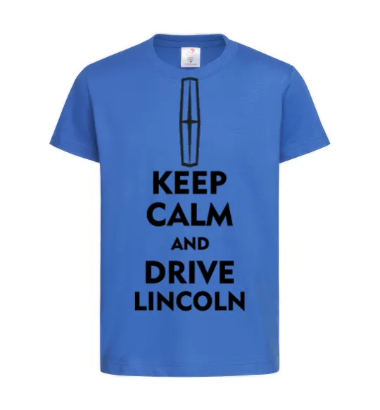 Детская футболка Drive Lincoln Ярко-синий фото