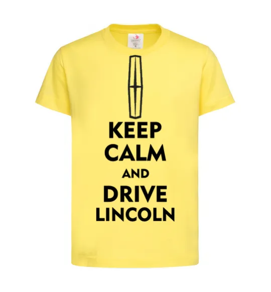 Детская футболка Drive Lincoln Лимонный фото