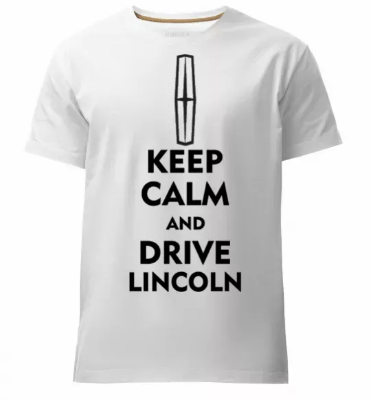 Мужская премиум футболка Drive Lincoln Белый фото
