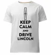 Мужская премиум футболка Drive Lincoln Белый фото