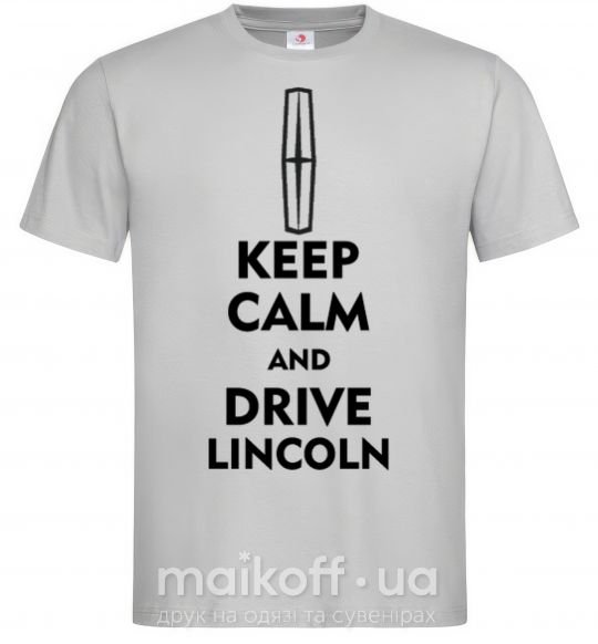Чоловіча футболка Drive Lincoln Сірий фото