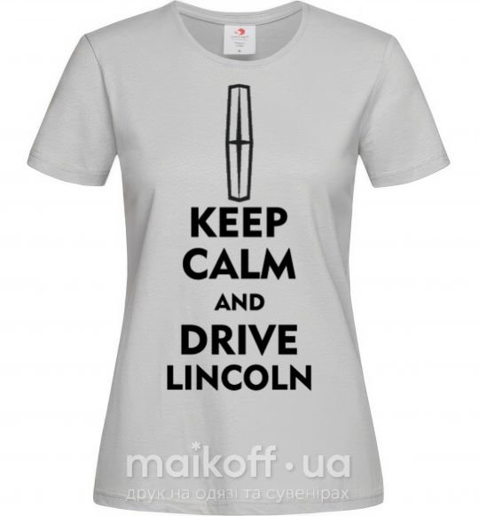 Жіноча футболка Drive Lincoln Сірий фото
