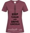 Женская футболка Drive Lincoln Бордовый фото
