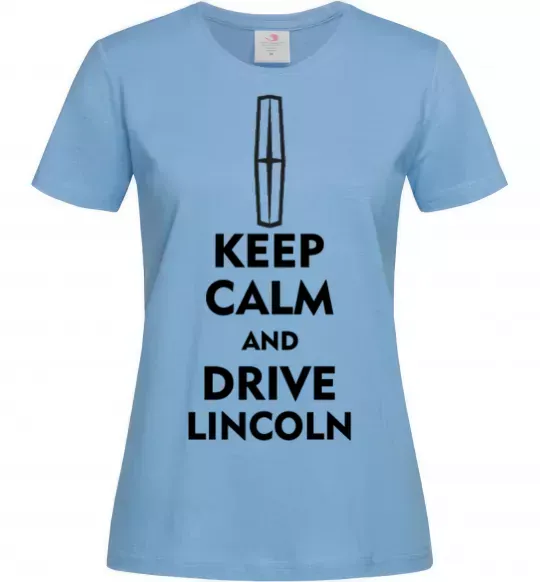Женская футболка Drive Lincoln Голубой фото