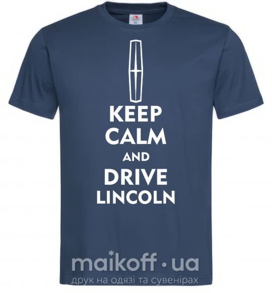 Чоловіча футболка Drive Lincoln Темно-синій фото