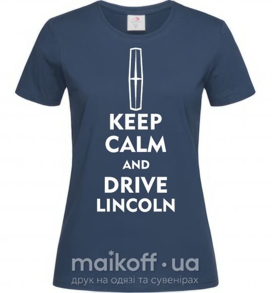 Жіноча футболка Drive Lincoln Темно-синій фото
