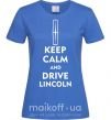 Женская футболка Drive Lincoln Ярко-синий фото