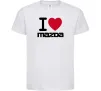 Дитяча футболка I Love Mazda Білий Дитяча футболка I Love Mazda Білий фото