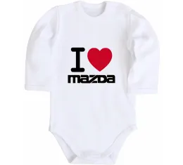 Детский боди Drive Mazda Белый фото