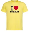 Мужская футболка I Love Mazda Лимонный Мужская футболка I Love Mazda Лимонный фото