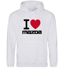 Чоловіча толстовка (худі) I Love Mazda Чоловіча толстовка (худі) I Love Mazda