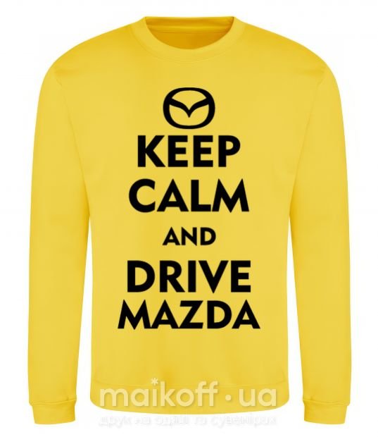 Свитшот Drive Mazda Солнечно желтый фото