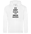 Чоловіча толстовка (худі) Drive Mazda Білий фото