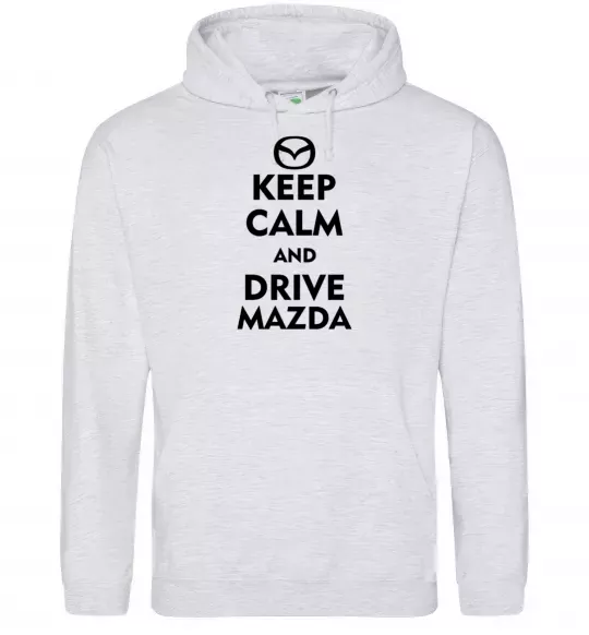 Чоловіча толстовка (худі) Drive Mazda Сірий меланж фото