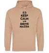 Чоловіча толстовка (худі) Drive Mazda Пісочний фото