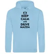 Чоловіча толстовка (худі) Drive Mazda Блакитний фото