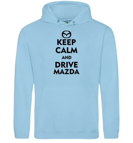 Женская толстовка (худи) Drive Mazda Голубой фото