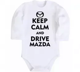 Дитячий бодік Drive Mazda Білий фото