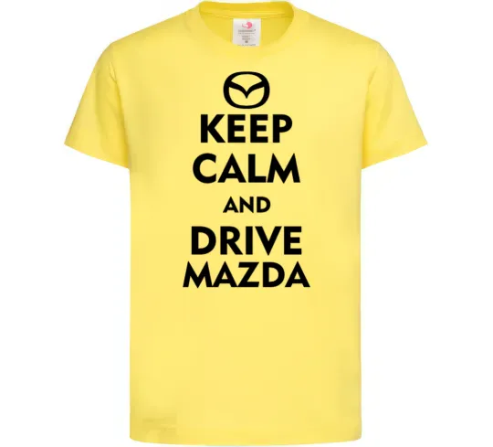 Детская футболка Drive Mazda Лимонный фото