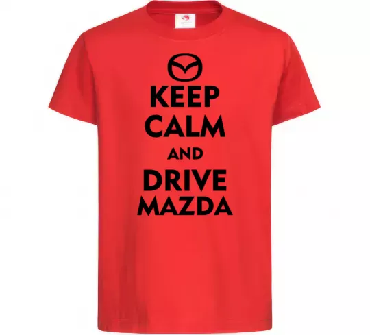 Детская футболка Drive Mazda Красный фото