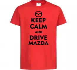 Детская футболка Drive Mazda Красный фото