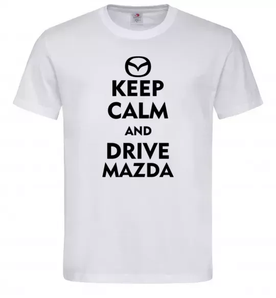 Мужская футболка Drive Mazda Белый фото