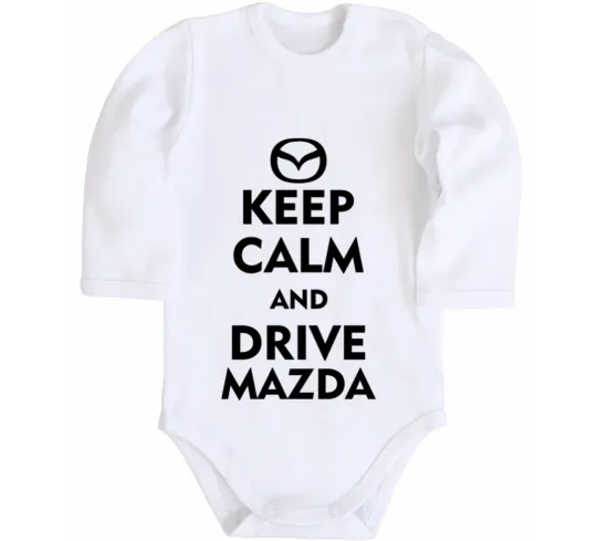 Детский боди Drive Mazda Белый фото