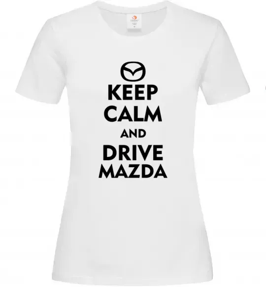 Женская футболка Drive Mazda Белый фото