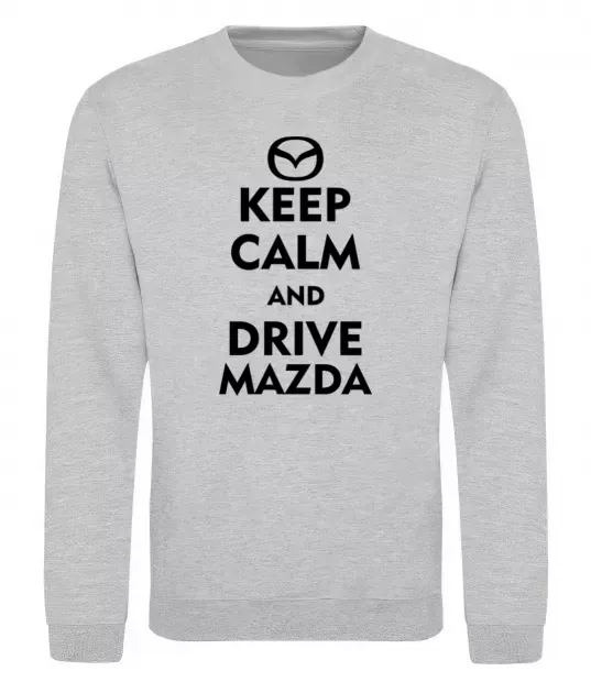 Свитшот Drive Mazda Серый меланж фото
