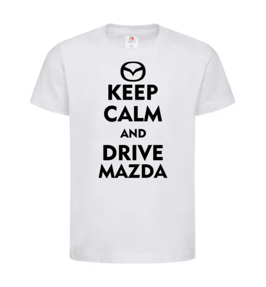 Дитяча футболка Drive Mazda Білий фото