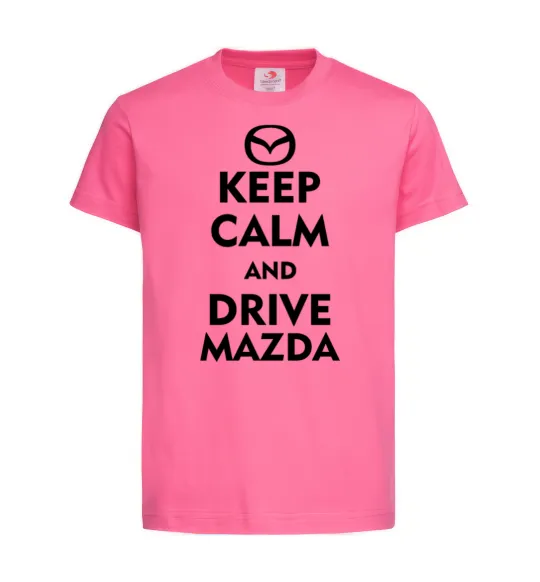 Дитяча футболка Drive Mazda Яскраво-рожевий фото