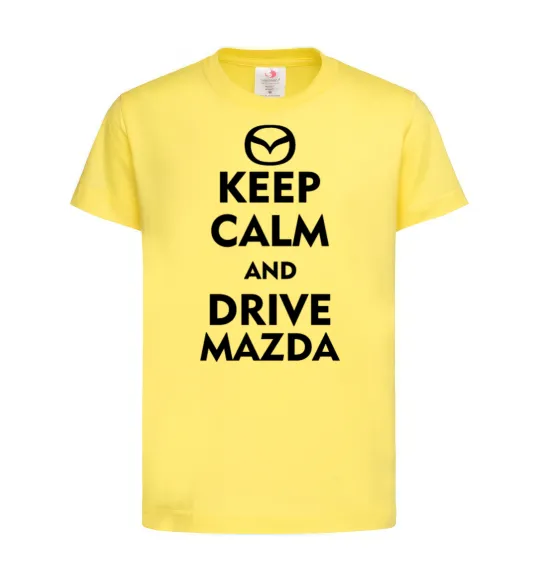 Дитяча футболка Drive Mazda Лимонний фото