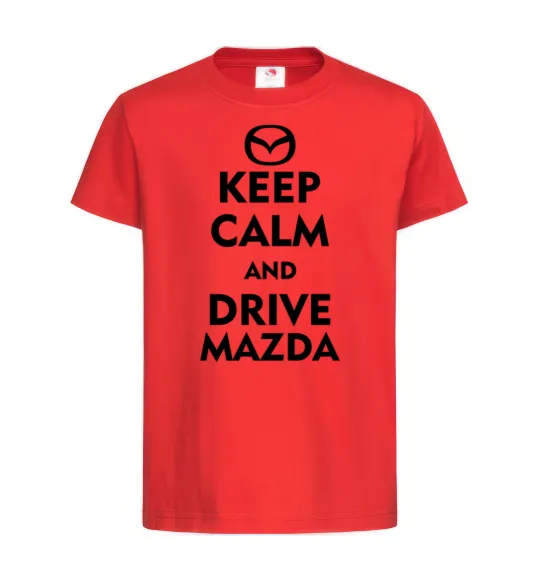Дитяча футболка Drive Mazda Червоний фото