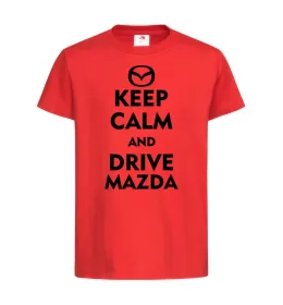 Детская футболка Drive Mazda Красный фото