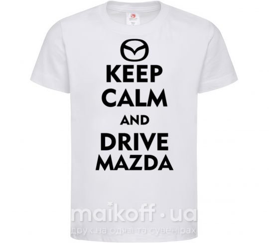 Детская футболка Drive Mazda Белый фото