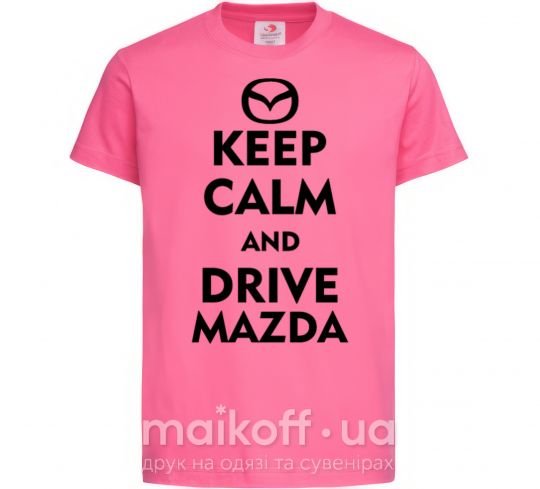 Детская футболка Drive Mazda Ярко-розовый фото