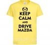 Детская футболка Drive Mazda Лимонный фото
