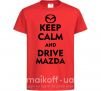 Детская футболка Drive Mazda Красный фото