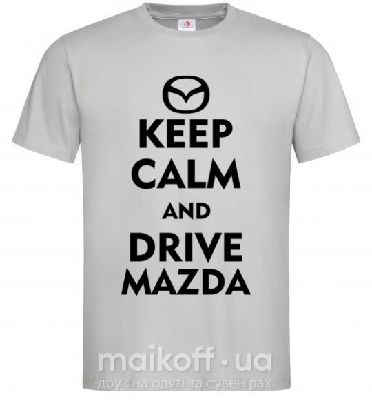 Чоловіча футболка Drive Mazda Сірий фото