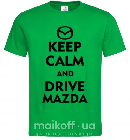 Чоловіча футболка Drive Mazda Зелений фото