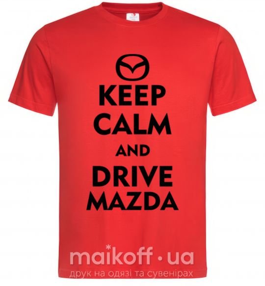 Мужская футболка Drive Mazda Красный фото