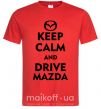 Мужская футболка Drive Mazda Красный фото