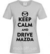 Жіноча футболка Drive Mazda Сірий фото