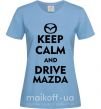 Женская футболка Drive Mazda Голубой фото