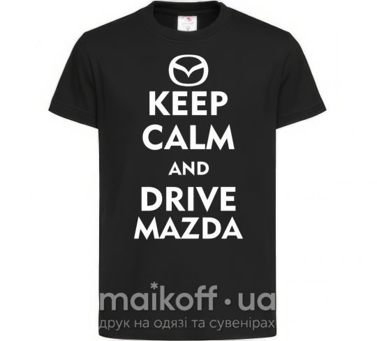 Детская футболка Drive Mazda Черный фото