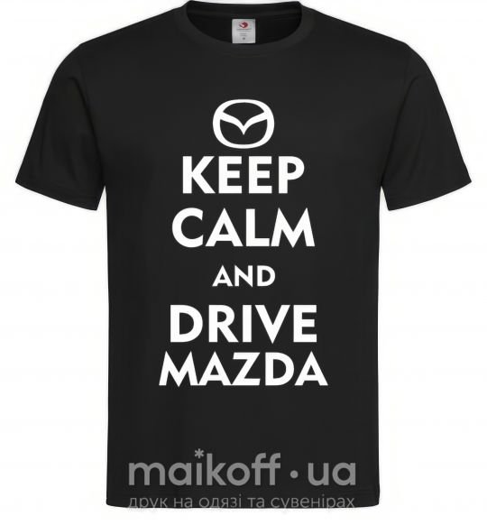 Чоловіча футболка Drive Mazda Чорний фото