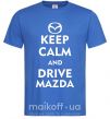 Чоловіча футболка Drive Mazda Яскраво-синій фото