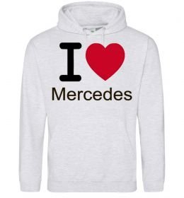 Женская толстовка (худи) I Love Mercedes