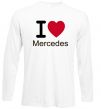 Лонгслів I Love Mercedes Білий фото